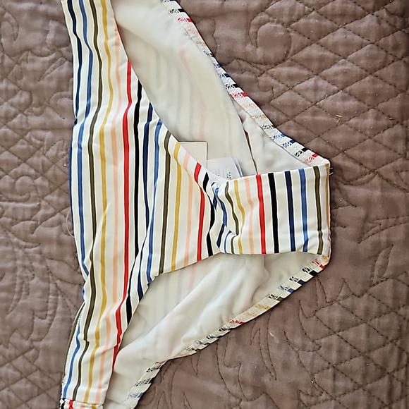 Billabong NWT, Gimme Sun Lowrider Bikini Bottom,Multi Color Stripes,Small - Picture 3 of 8